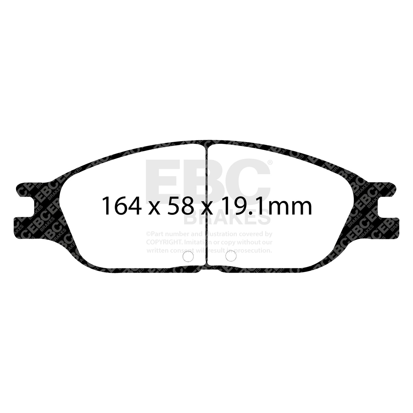 EBC Greenstuff 6000 Series Truck and SUV Brake Pad Set (DP61310)