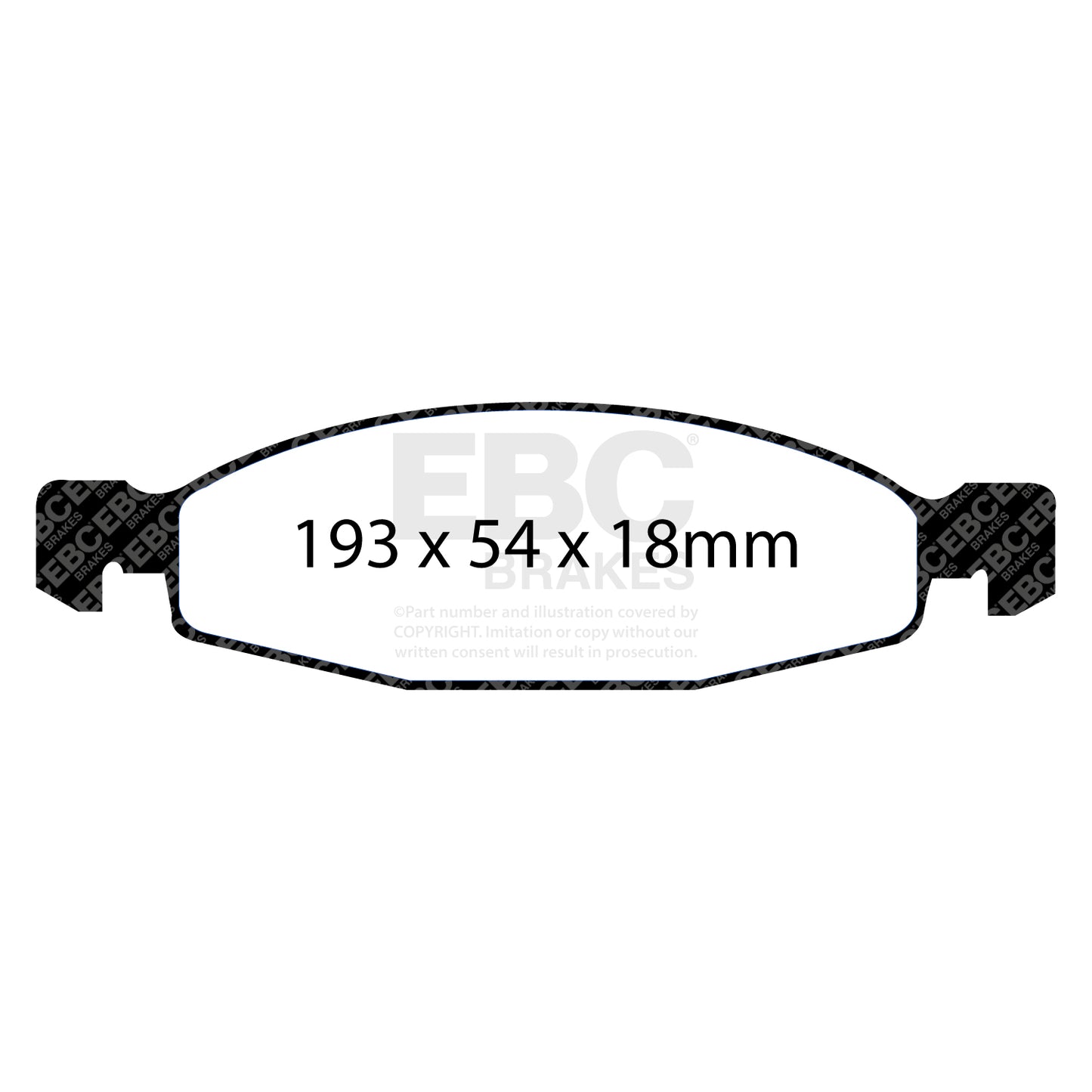 EBC Brakes Pad and Disc Kit (PD08KF288)