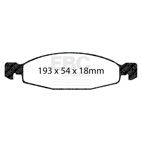 EBC Brakes Pad and Disc Kit (PD03KF612)