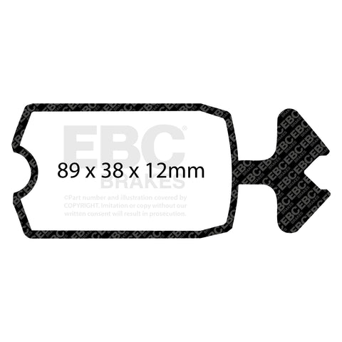 EBC Brakes Pad and Disc Full vehicle Kit (PD40K521)