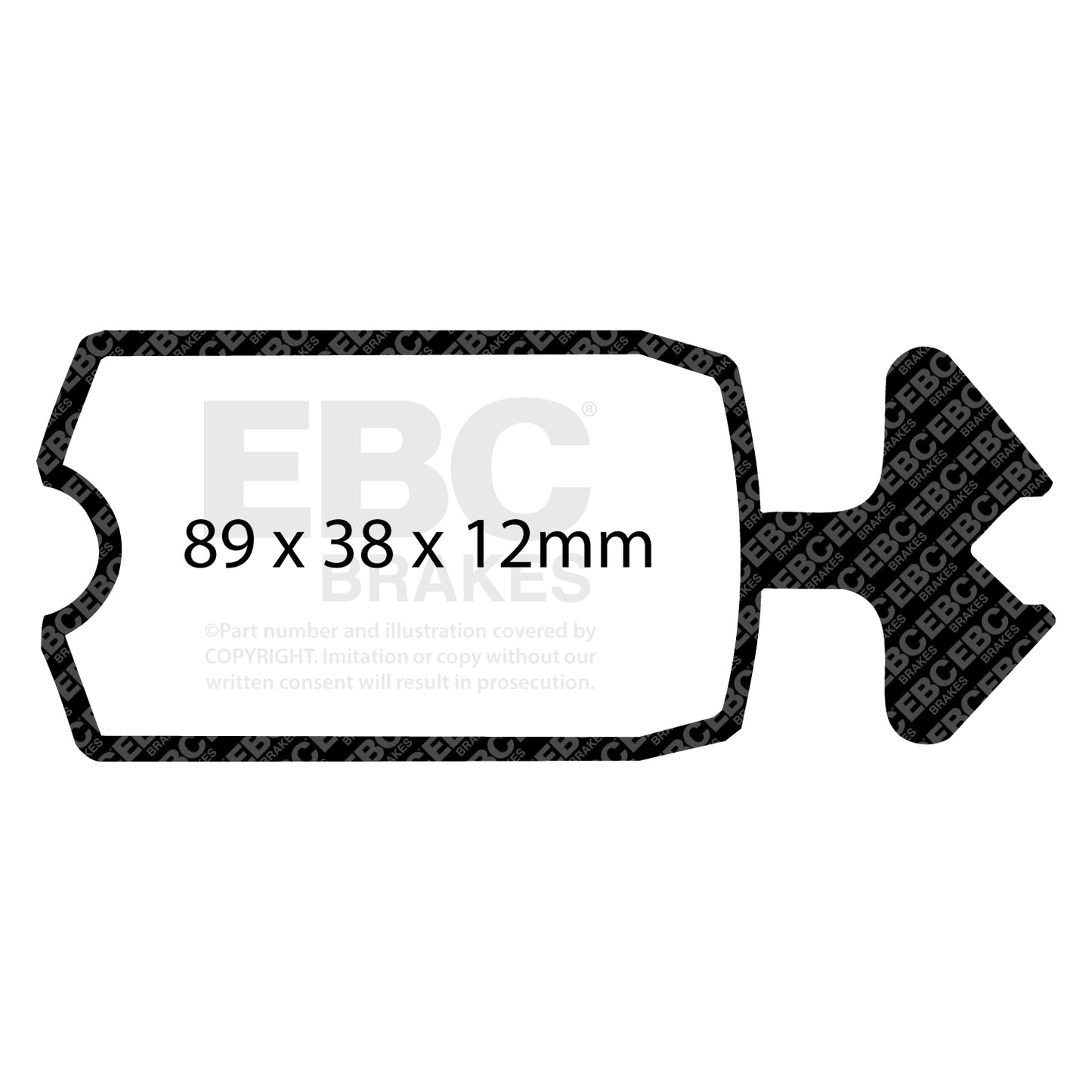 EBC Brakes Pad and Disc Kit (PDKF414)