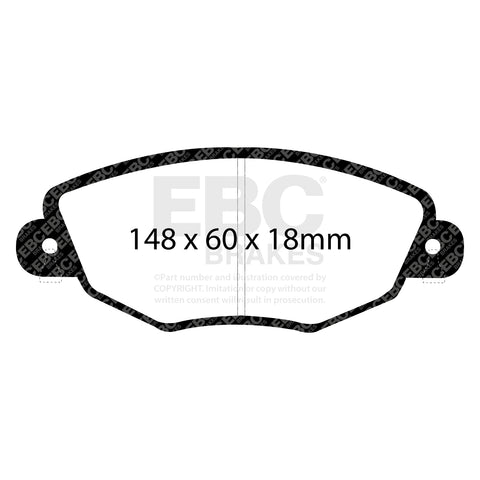 EBC Brakes Pad and Disc Full vehicle Kit (PD40K771)