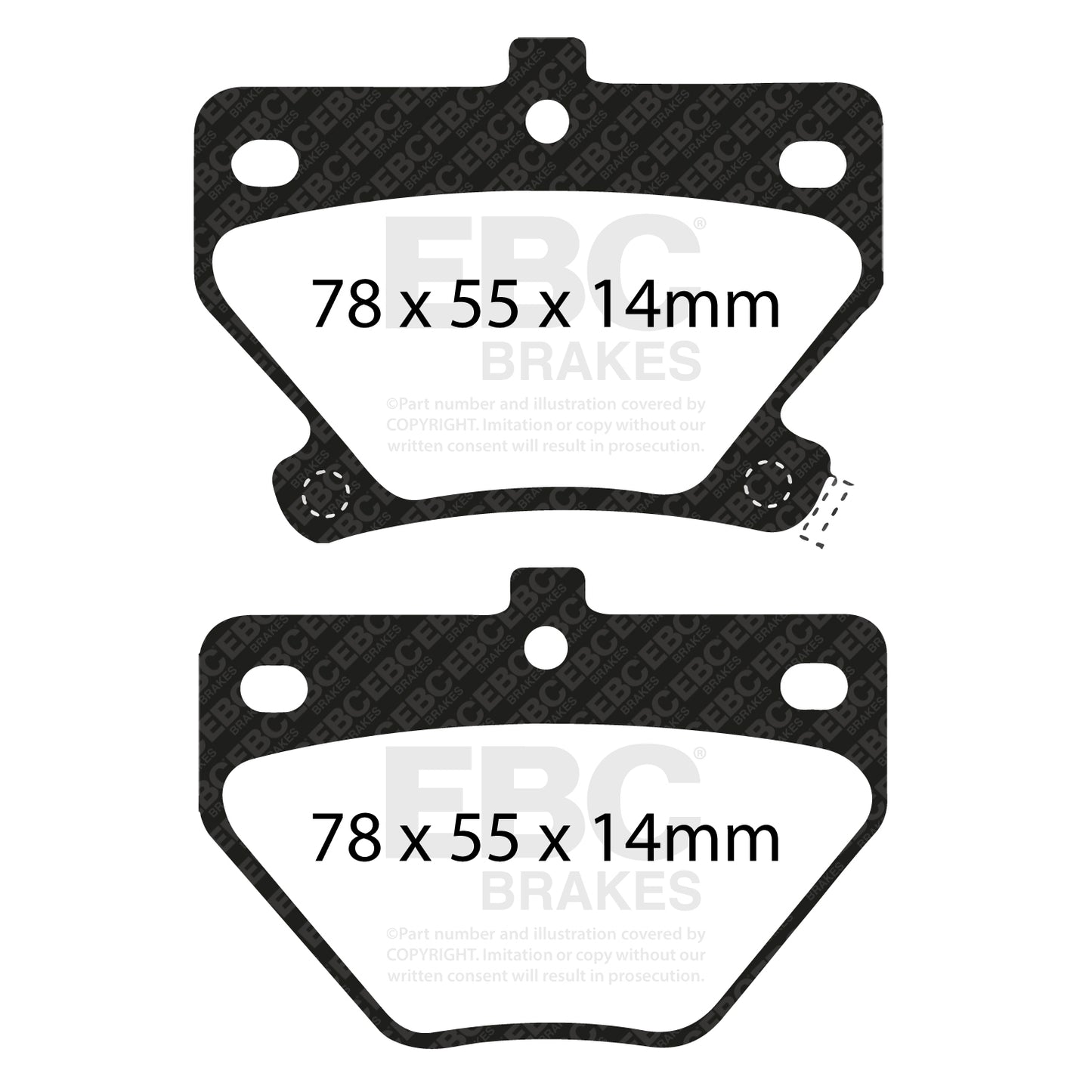 EBC Brakes Pad and Disc Full vehicle Kit (PD40K1824)