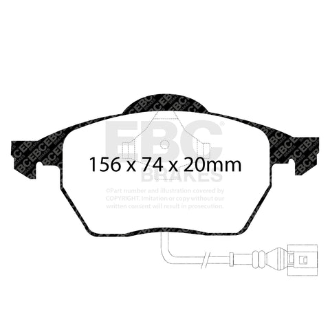 EBC Brakes Ultimax Pad and Plain Disc Full vehicle Kit (PD40K150)
