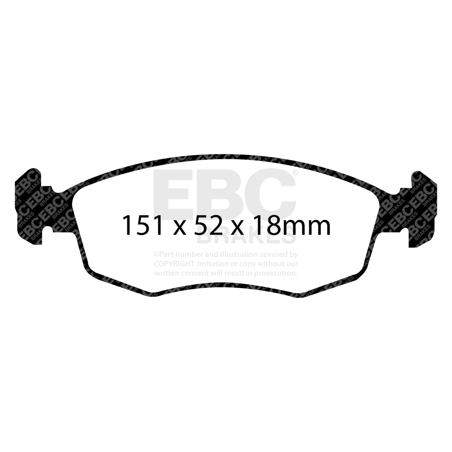 EBC Brakes Pad and Disc Full vehicle Kit (PD40K703)