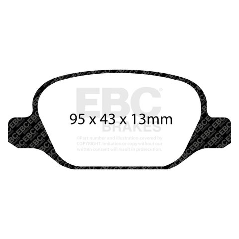 EBC Brakes Pad and Disc Kit (PD03KR001)