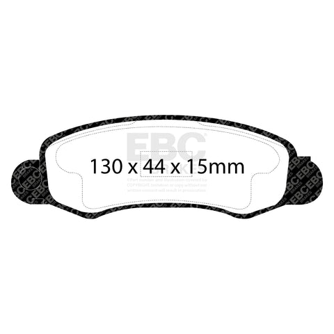 EBC Brakes Pad and Disc Kit (PDKF1833)