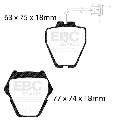 EBC Brakes Pad and Disc Kit (PD06KF037)