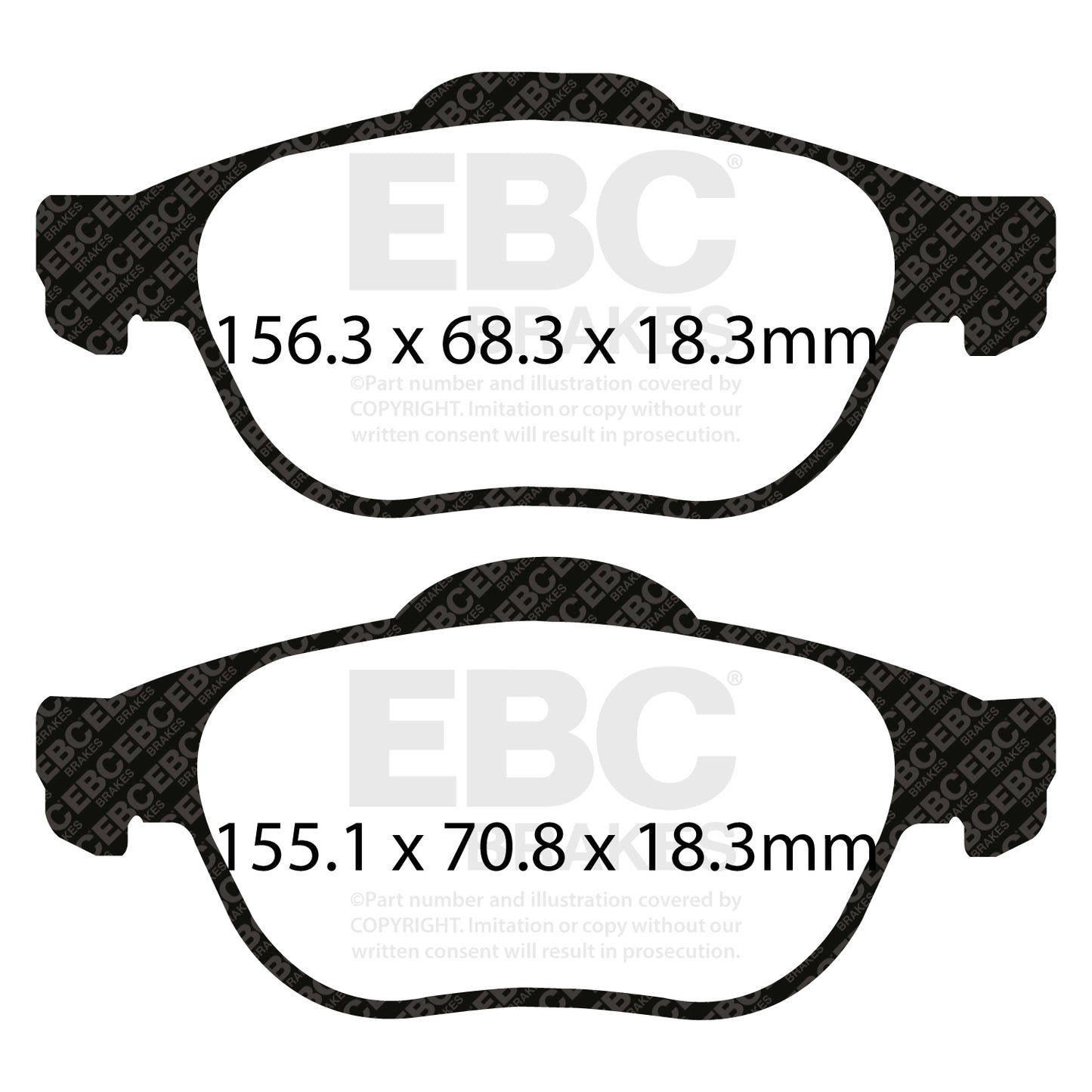 EBC Brakes Pad and Disc Kit (PDKF1661)