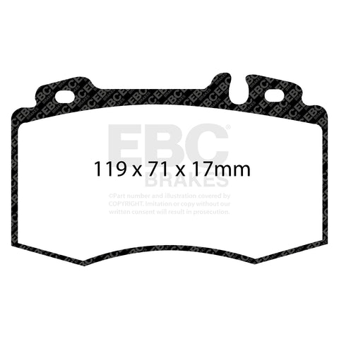 EBC Brakes Pad and Disc Full vehicle Kit (PD40K1191)