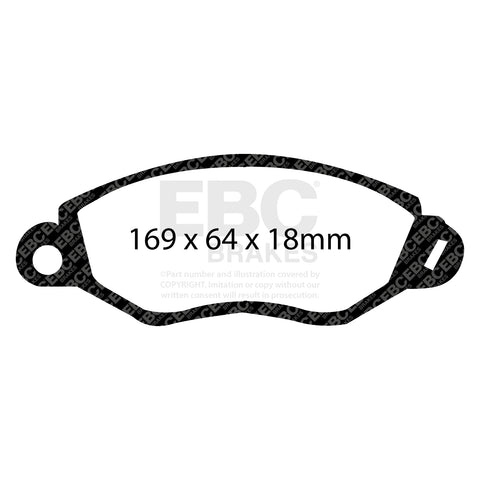 EBC Brakes Pad and Disc Kit (PDKF808)