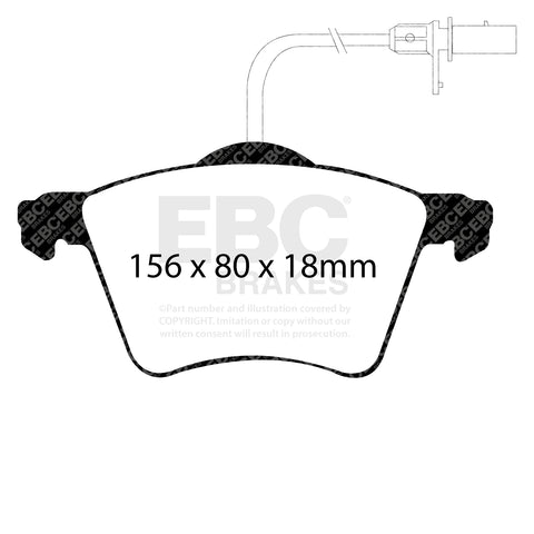 EBC Ultimax OE Replacement Brake Pad Set (DP1368)