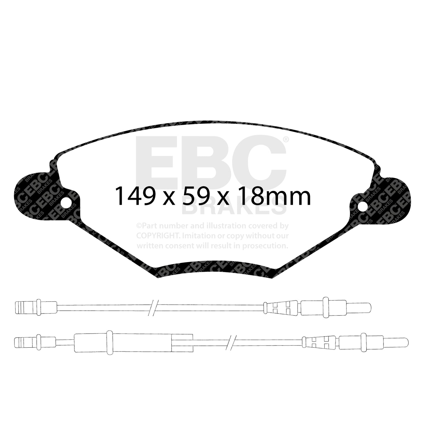 EBC Brakes Pad and Disc Kit (PD06KF187)