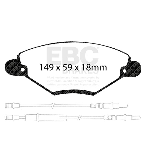 EBC Brakes Pad and Disc Kit (PD06KF187)