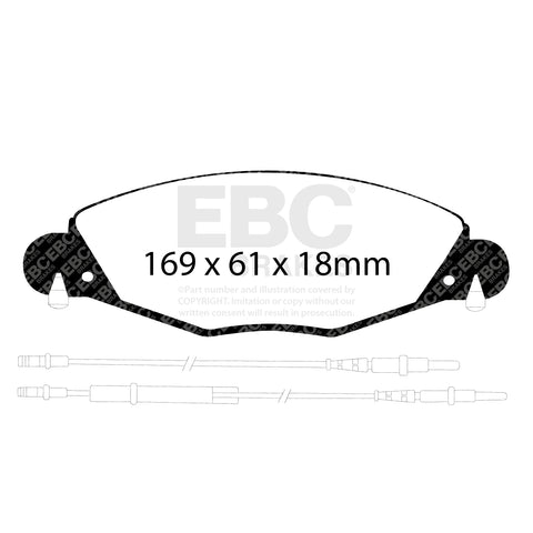 EBC Brakes Pad and Disc Full vehicle Kit (PD40K582)