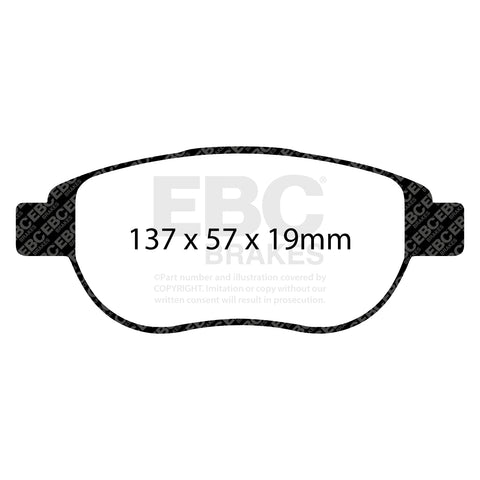 EBC Greenstuff 2000 Series Sport Brake Pad Set (DP21375)