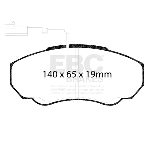EBC Brakes Pad and Disc Full vehicle Kit (PD40K714)