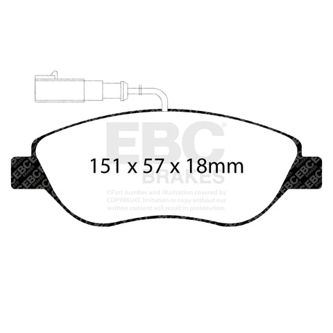 EBC Brakes Pad and Disc Full vehicle Kit (PD40K083)
