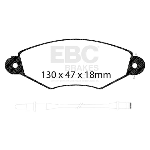 EBC Brakes Pad and Disc Kit (PDKF1457)