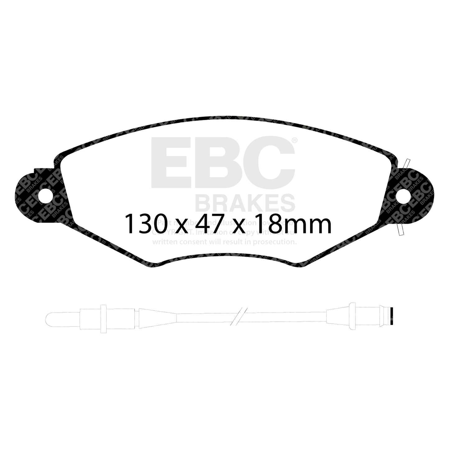 EBC Brakes Pad  and  Disc Kit (PD01KF1266)