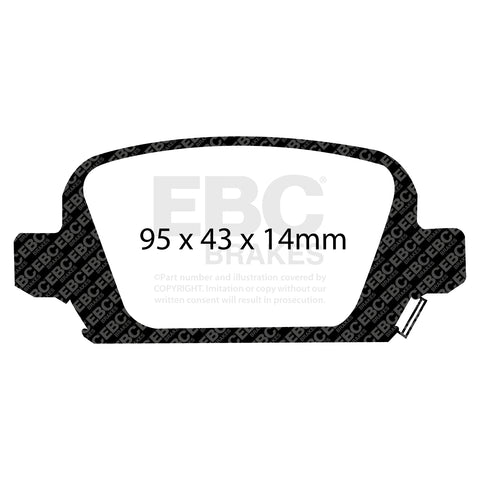 EBC Brakes Pad and Disc Full vehicle Kit (PD40K1441)