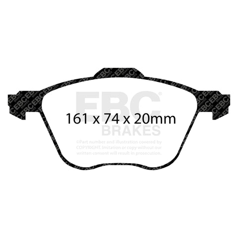 EBC Brakes Pad and Disc Full vehicle Kit (PD40K1707)