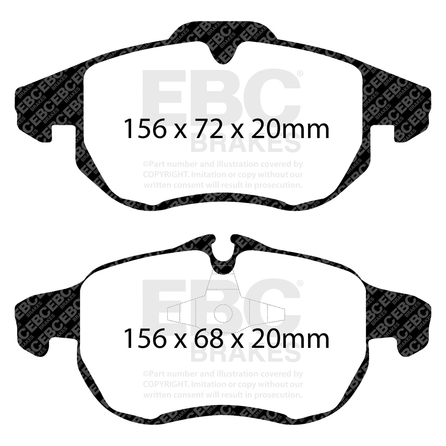 EBC Brakes Pad and Disc Kit (PD05KF418)