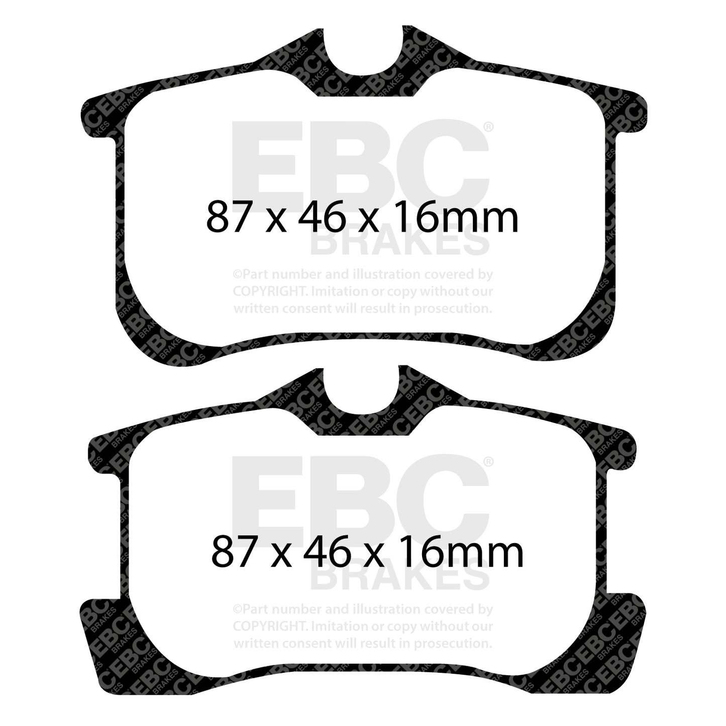 EBC Ultimax OE Replacement Brake Pad Set (DP1422)