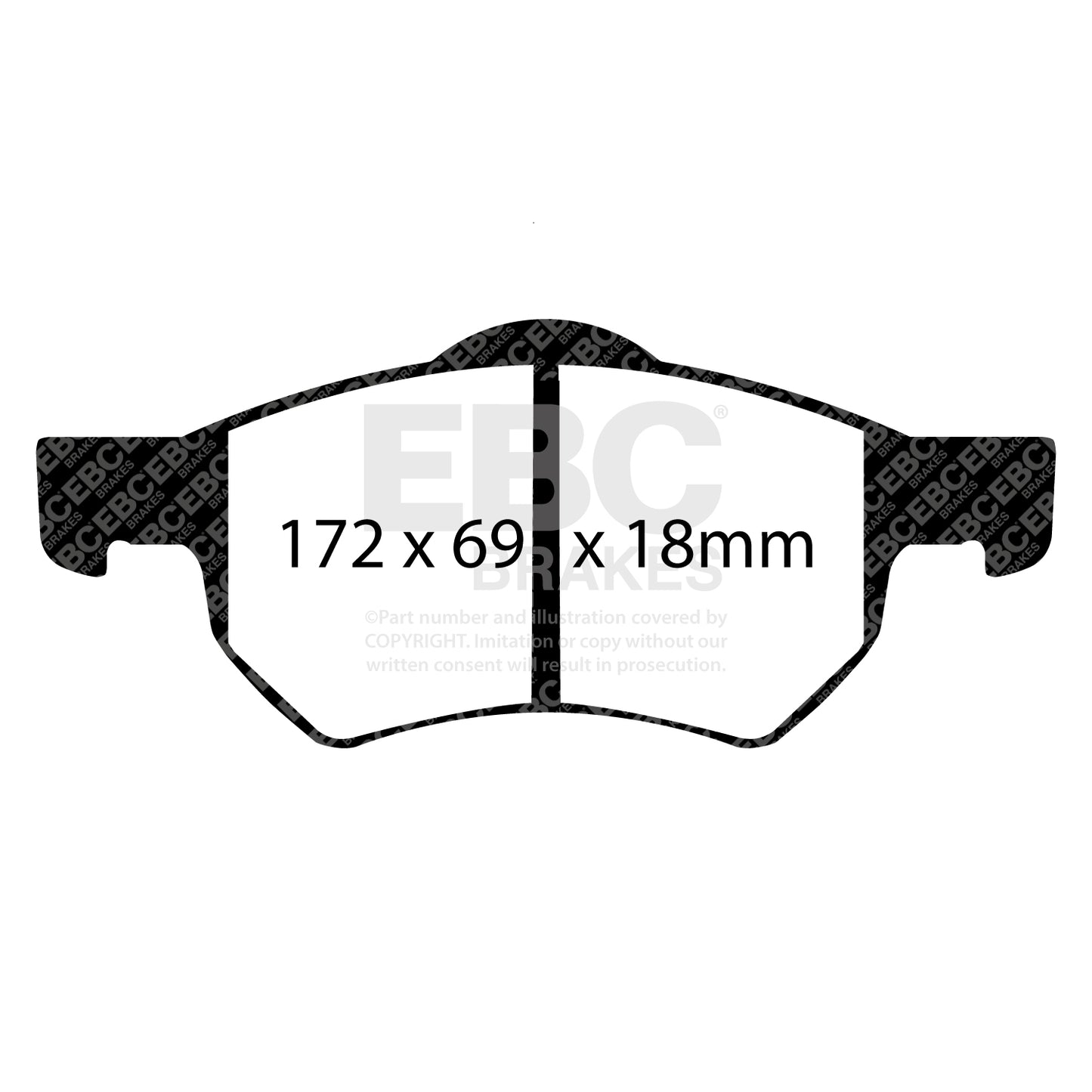 EBC Greenstuff 6000 Series Truck and SUV Brake Pad Set (DP61427)