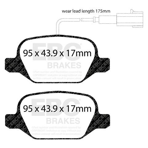 EBC Brakes Pad and Disc Kit (PD08KR017)