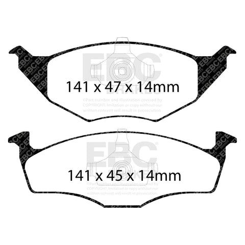 EBC Brakes Pad and Disc Kit (PDKF2110)