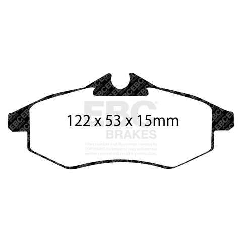 EBC Brakes Pad and Disc Full vehicle Kit (PD40K549)