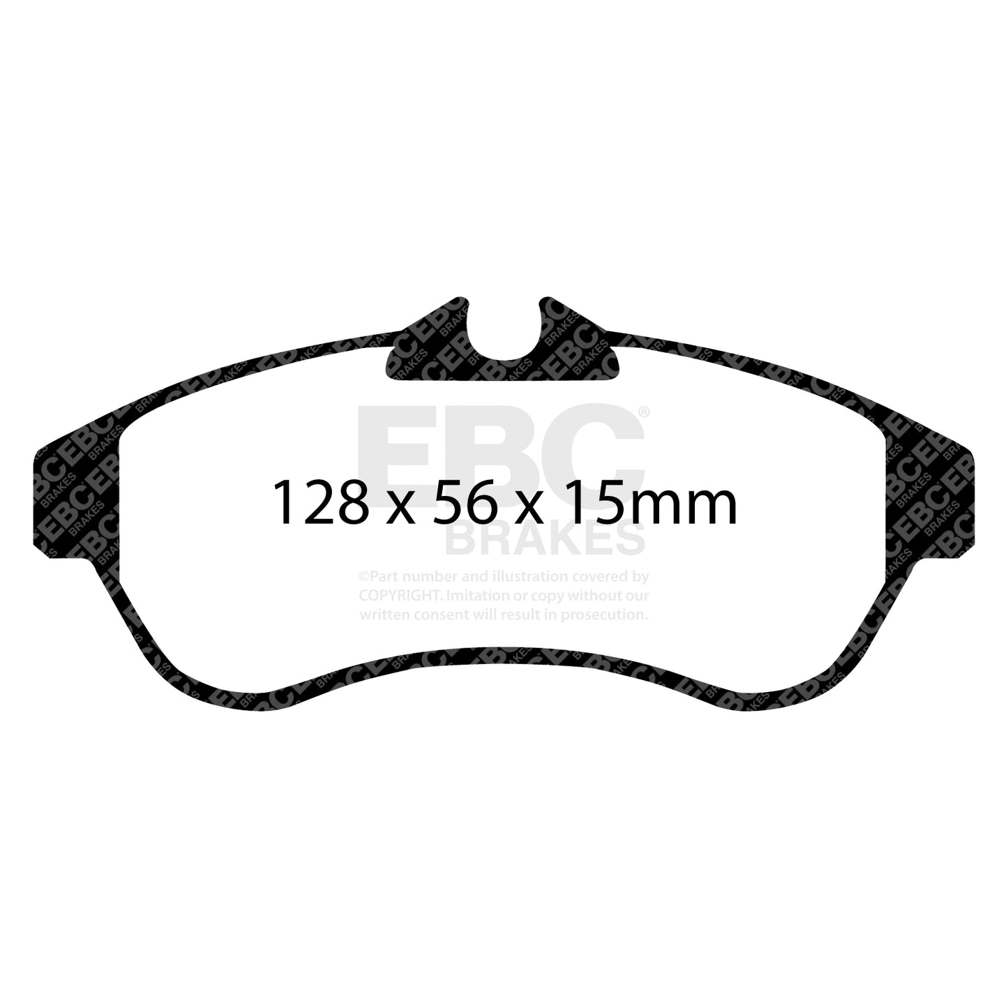 EBC Ultimax OE Replacement Brake Pad Set (DP1435)