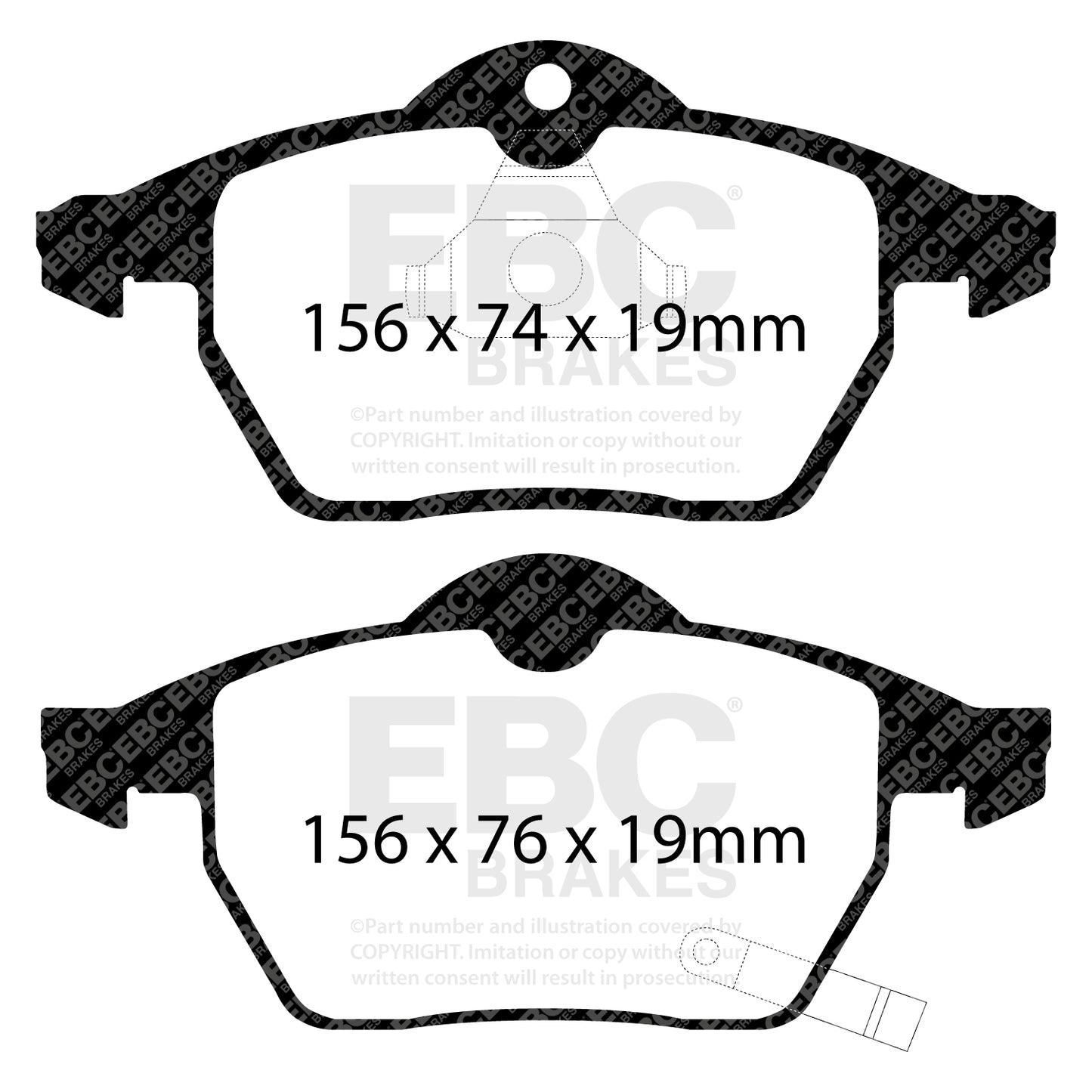 EBC Brakes Pad and Disc Full vehicle Kit (PD40K1422)