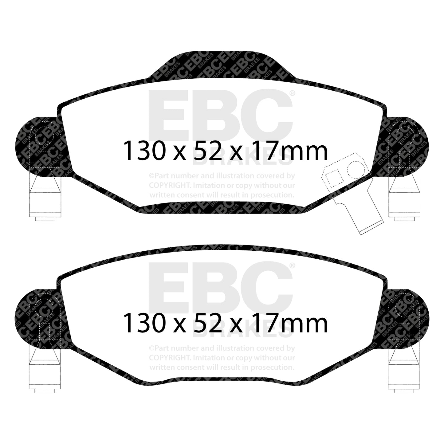 EBC Brakes Pad  and  Disc Kit (PD01KF1630)