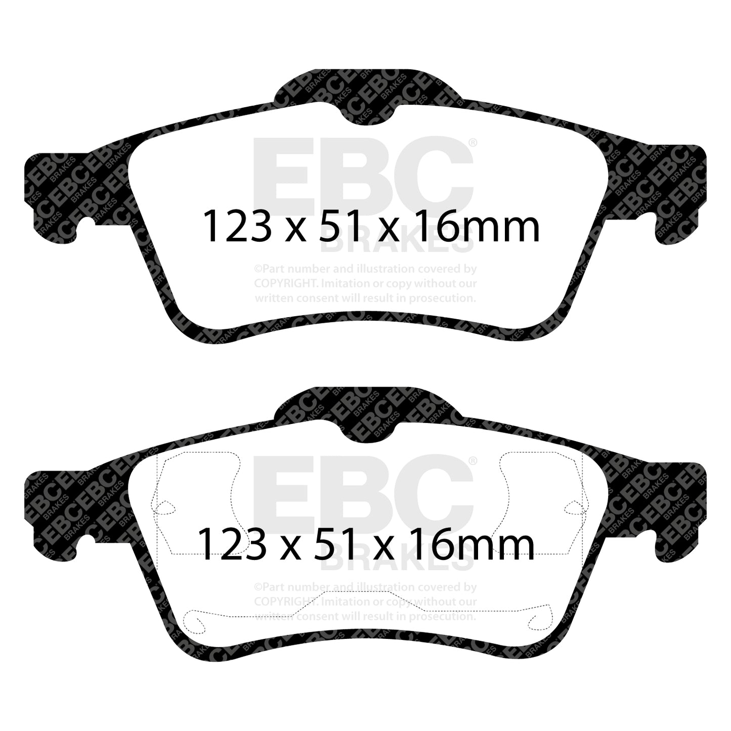 EBC Brakes Pad and Disc Full vehicle Kit (PD40K797)