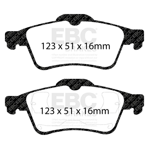 EBC Brakes Pad and Disc Kit (PDKR360)