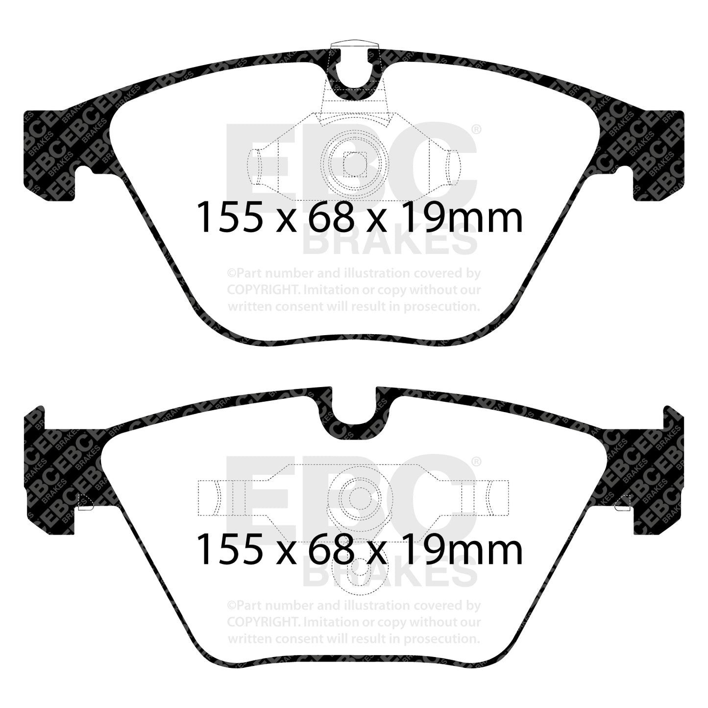 EBC Orangestuff 9000 Series Race Brake Pad Set (DP91449)