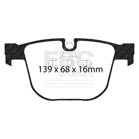 EBC RP1 Brake Pads DP81451RP1 Rear
