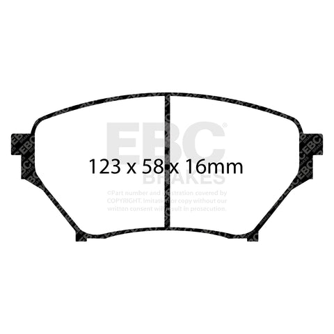 EBC Brakes Pad and Disc Full vehicle Kit (PD40K1134)