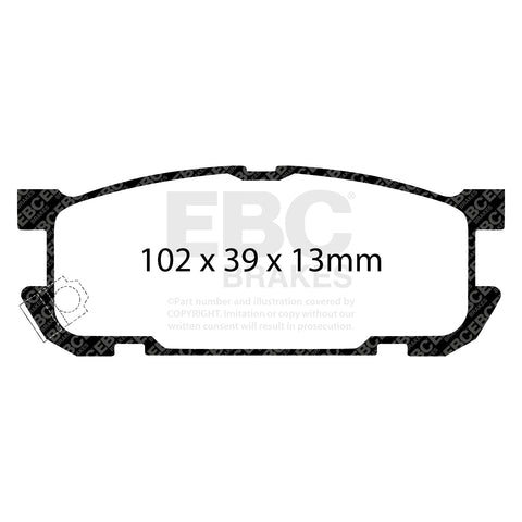 Bluestuff B Trackday Brake Pad Set