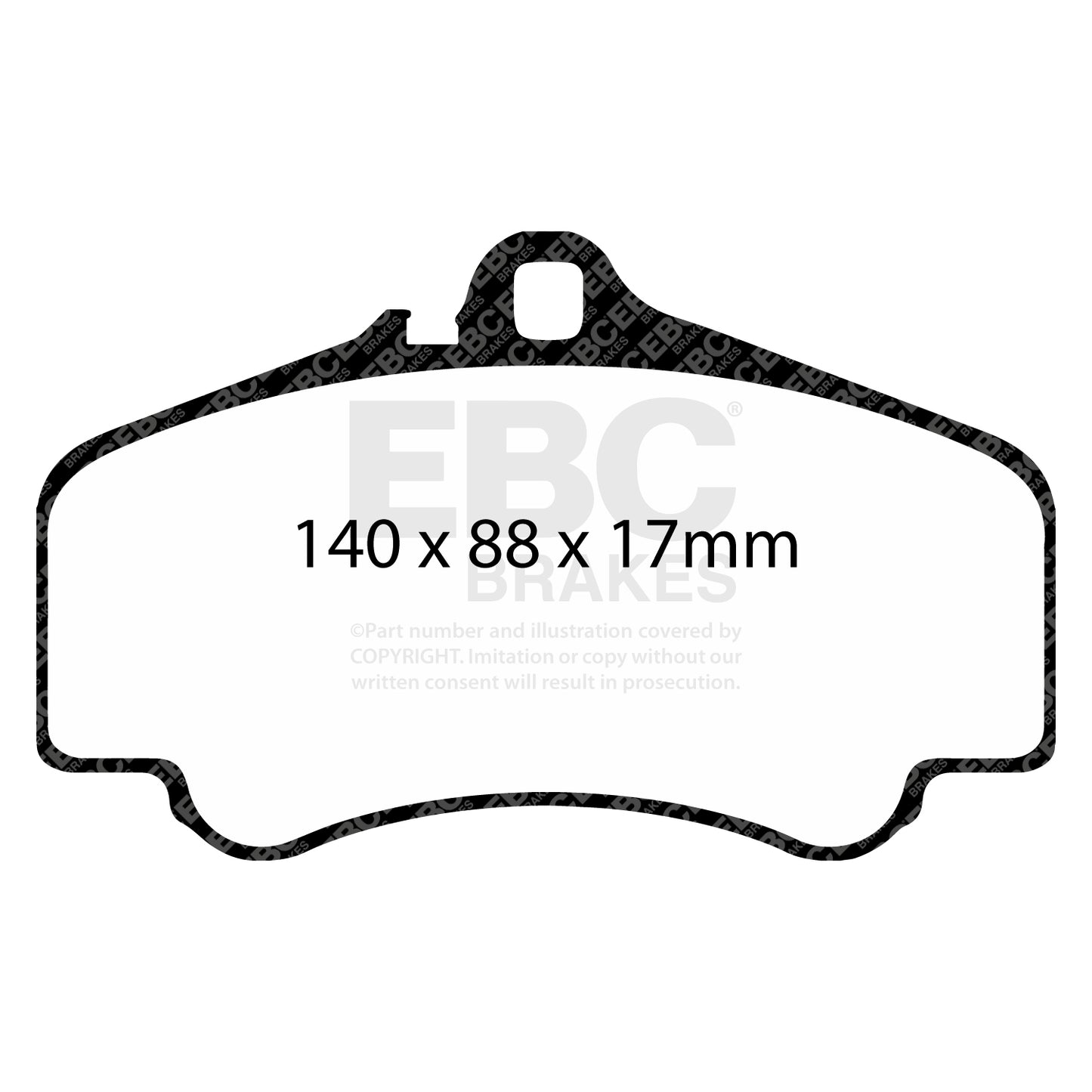 EBC Brakes RPX Racing Pad (DP81454RPX) Front