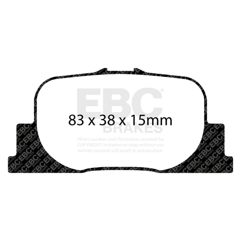EBC Greenstuff 2000 Series Sport Brake Pad Set (DP21456)