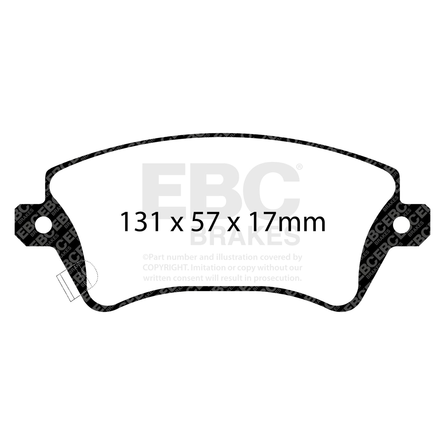 EBC Brakes Pad and Disc Full vehicle Kit (PD40K1843)