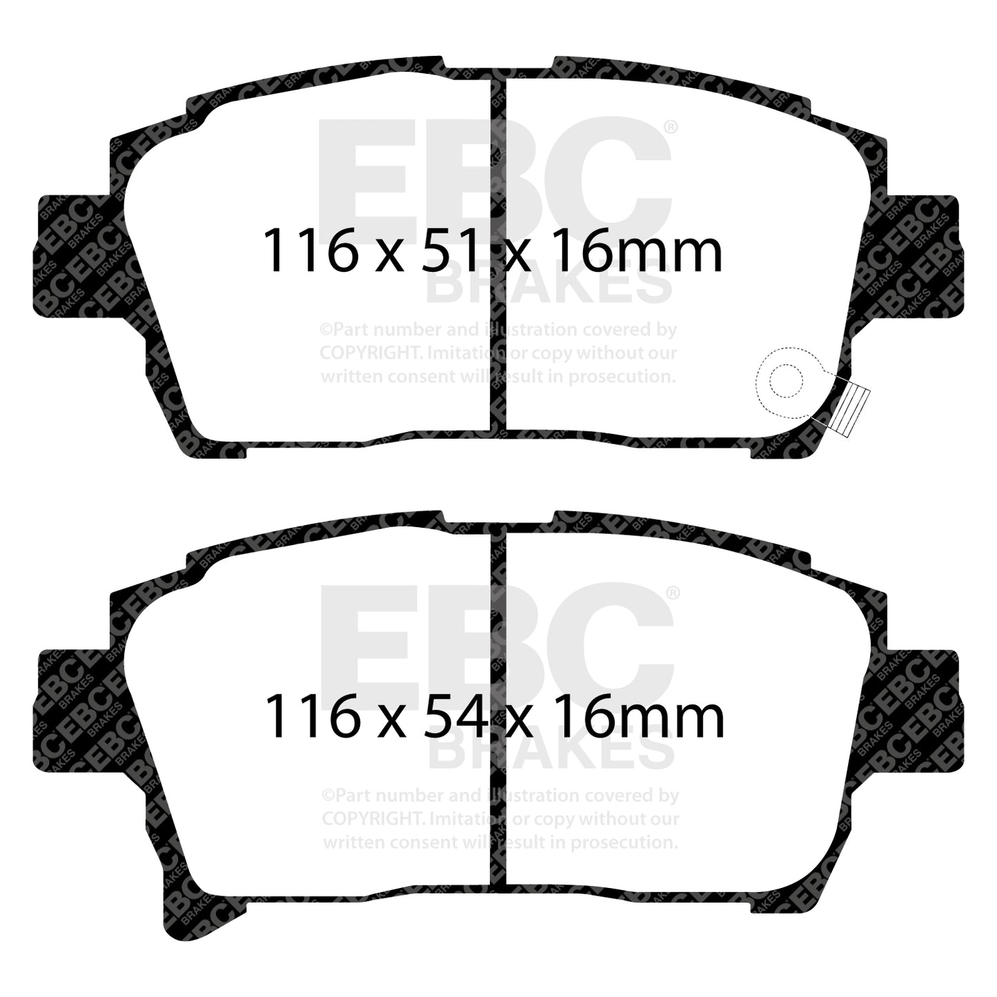 EBC Brakes Pad and Disc Kit (PDKF1961)