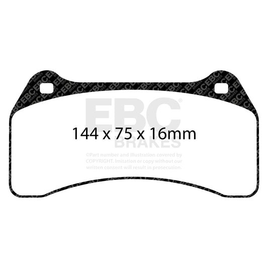 EBC Redstuff 3000 Series Sport Brake Pad Set (DP31462C)