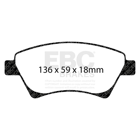 EBC Brakes Pad  and  Disc Kit (PD01KF1260)