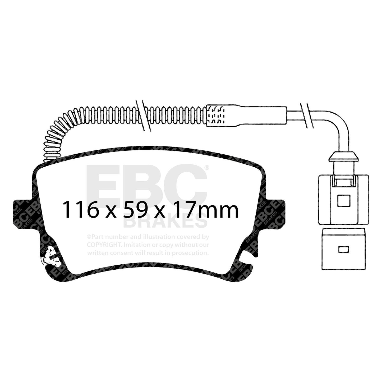 EBC RP1 Brake Pads DP81470RP1 Rear
