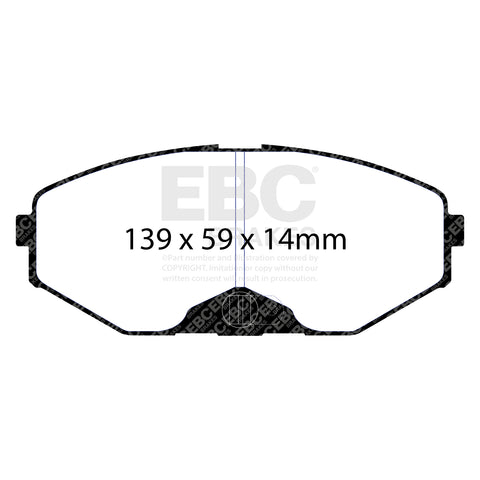 EBC Brakes Pad and Disc Kit (PDKF1419)