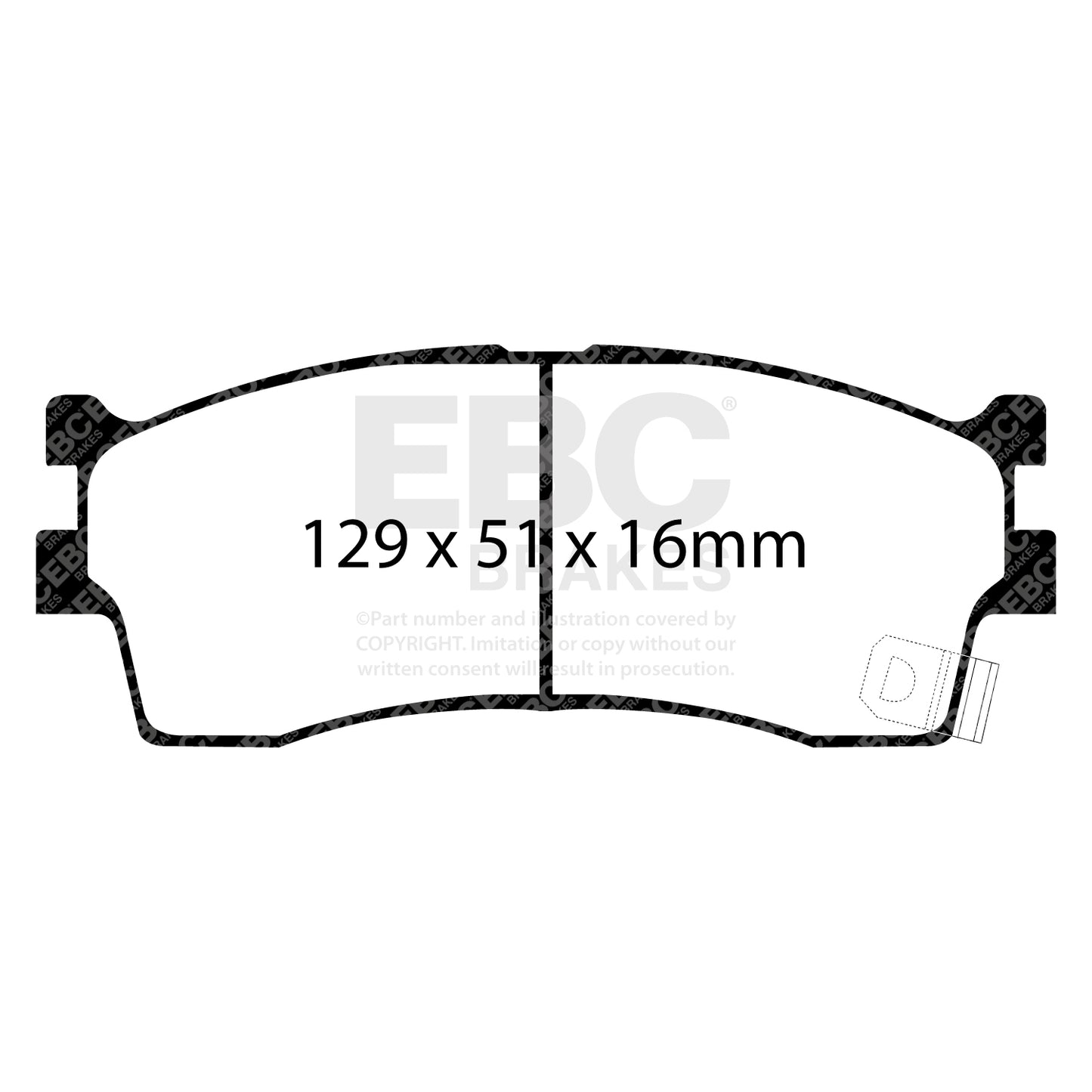EBC Brakes Pad  and  Disc Kit (PD01KF772)